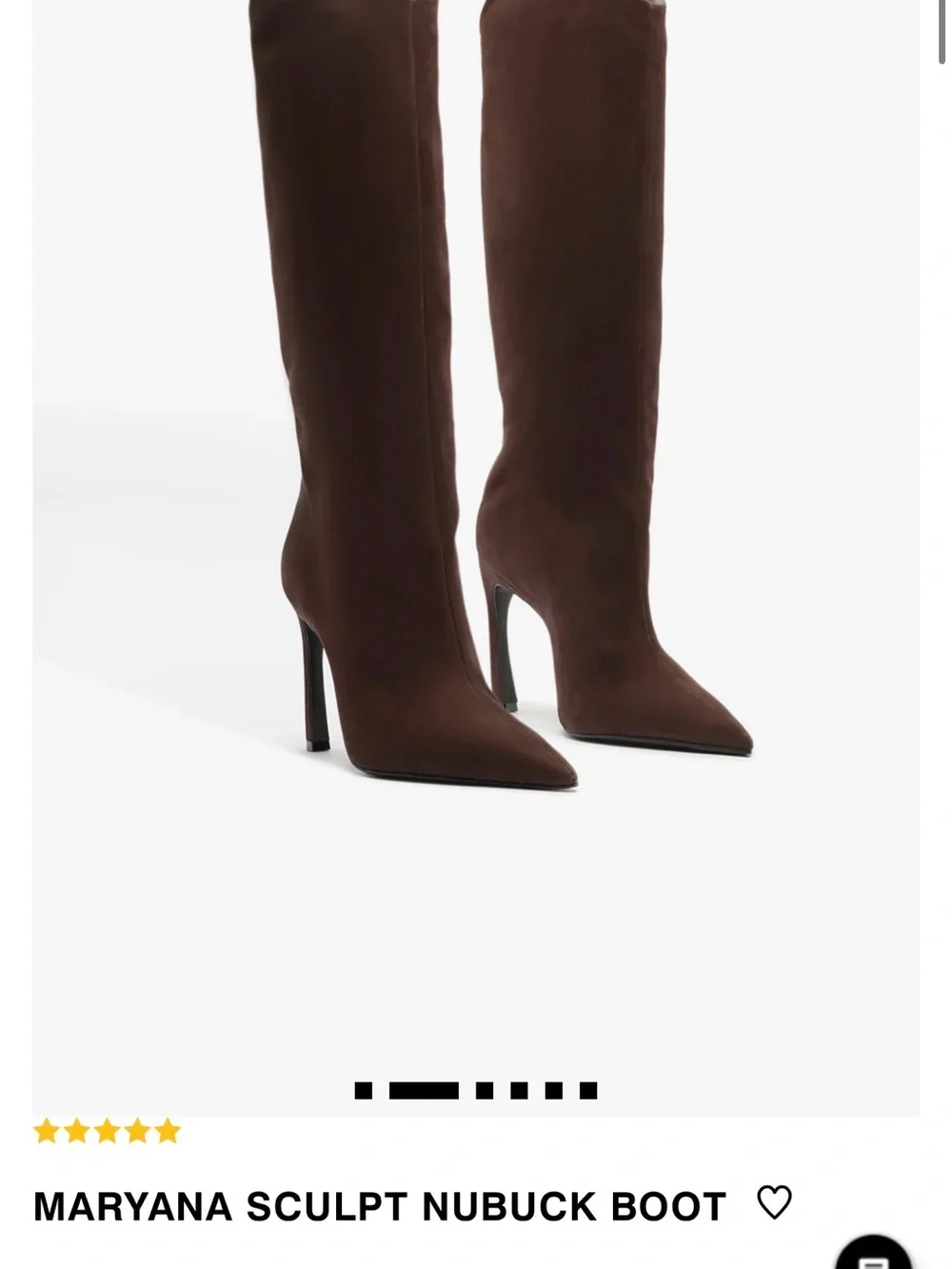 Schultz Maryana Sculpt dark chocolate knee high boots size 6